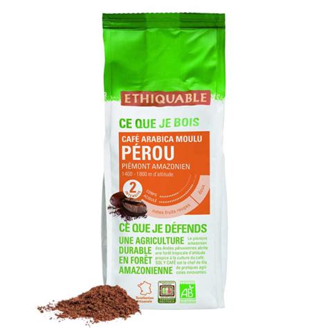 Café moulu Pérou - bio - 1kg (Ethiquable)