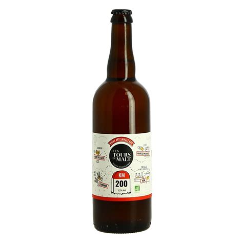 Bière 200km - bio - bout. 75cl (La tour du Malt)