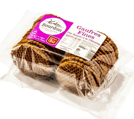 Gaufres fines chicorée - 300g (Bourdon)