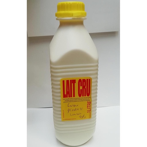 Lait de Vache Cru / Entier - 1L (Dehaeze / Ferme des Tilleuls)