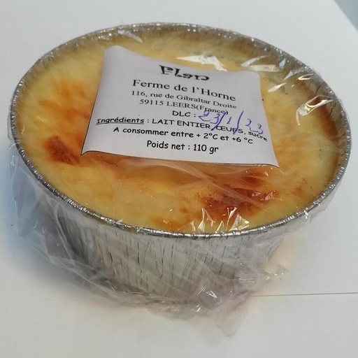 Flan - 110g (Ferme de l’Horne)